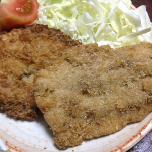 カレー風味の鰯フライ丼